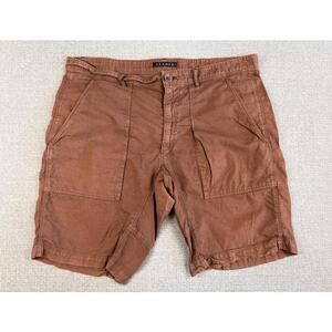 Theory Men’s Utility Cargo Shorts – Size 34 – Rust Brown